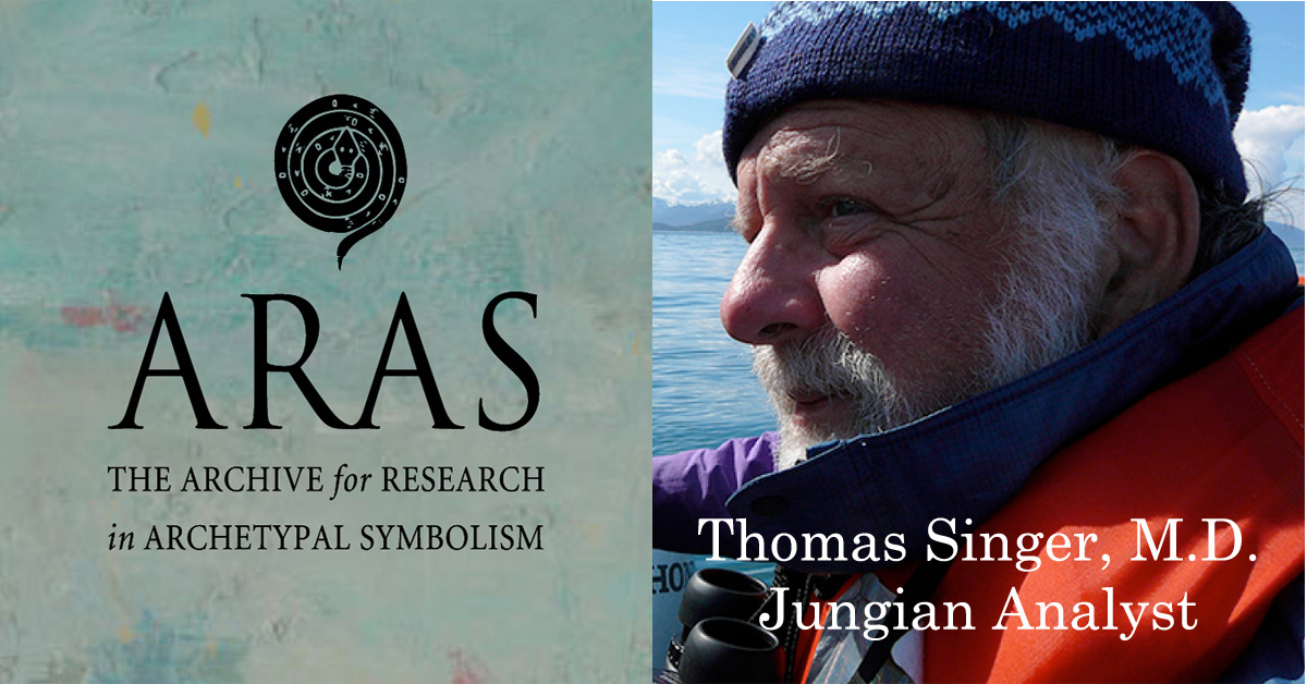 The face of Tom Singer, Jungian Analyst and the ARAS.org logo.